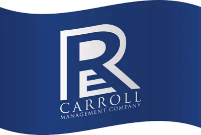 Blue Carroll Management Company logo design.
