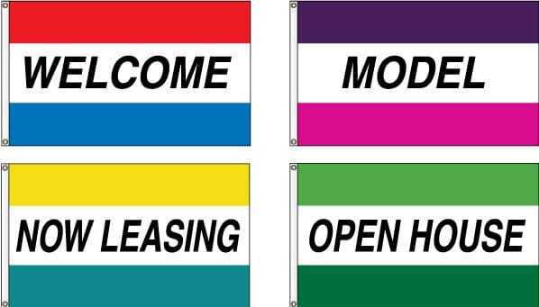 HORIZONTAL FLAGS - Flags - DISCOUNT BANNERS & SIGNS