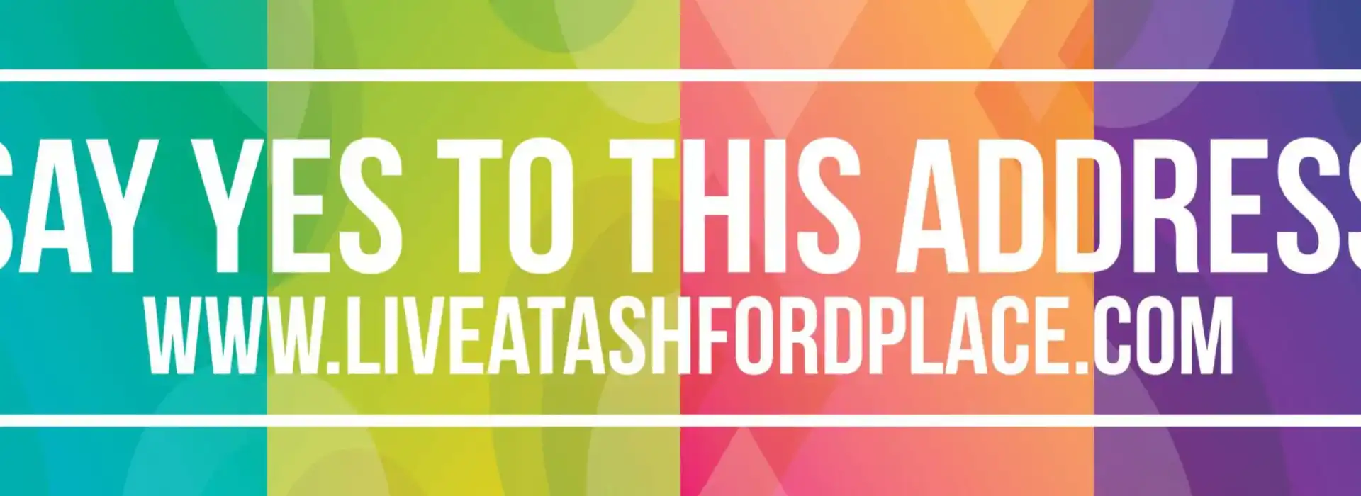 Colorful background with text promoting sweatashfordplay.