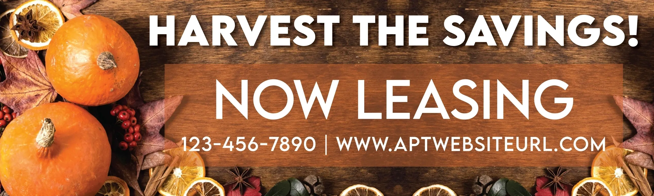 Pumpkins, Now Leasing Offer, Contact Information