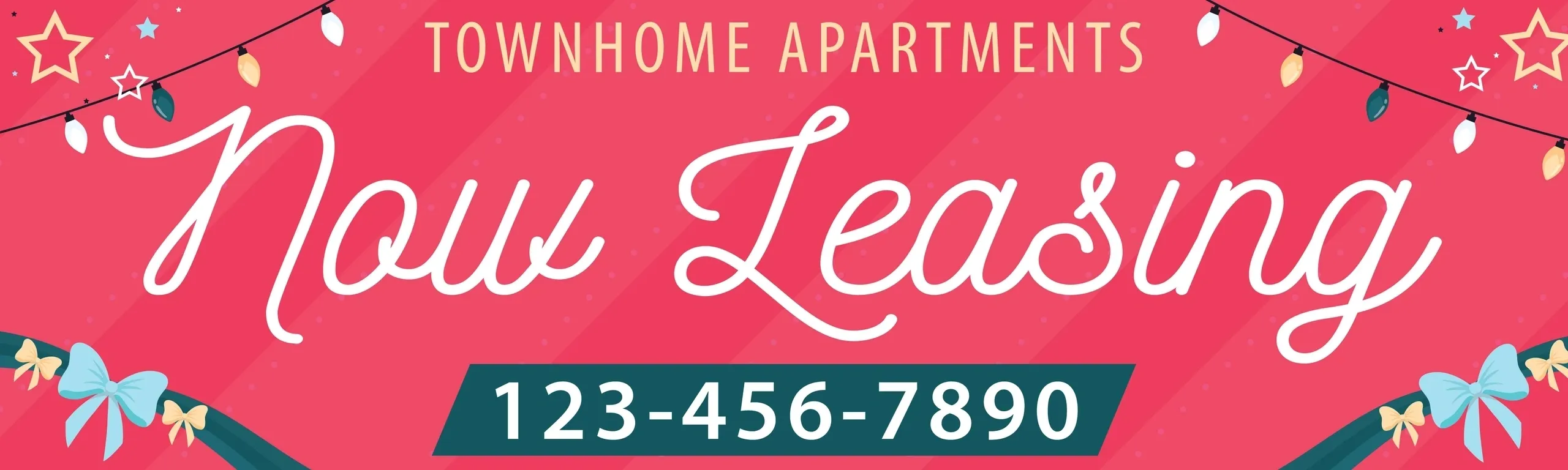 Now leasing townhome apartments, call number.